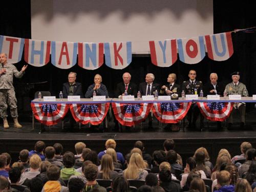 Veterans Day at Wood River High School 2014 